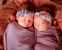 Newborn Photography - Arianna Twin Girls